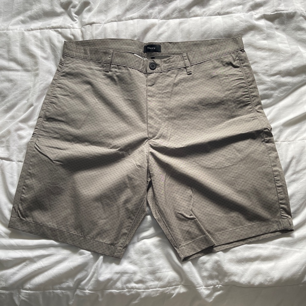 Theory khaki print 36